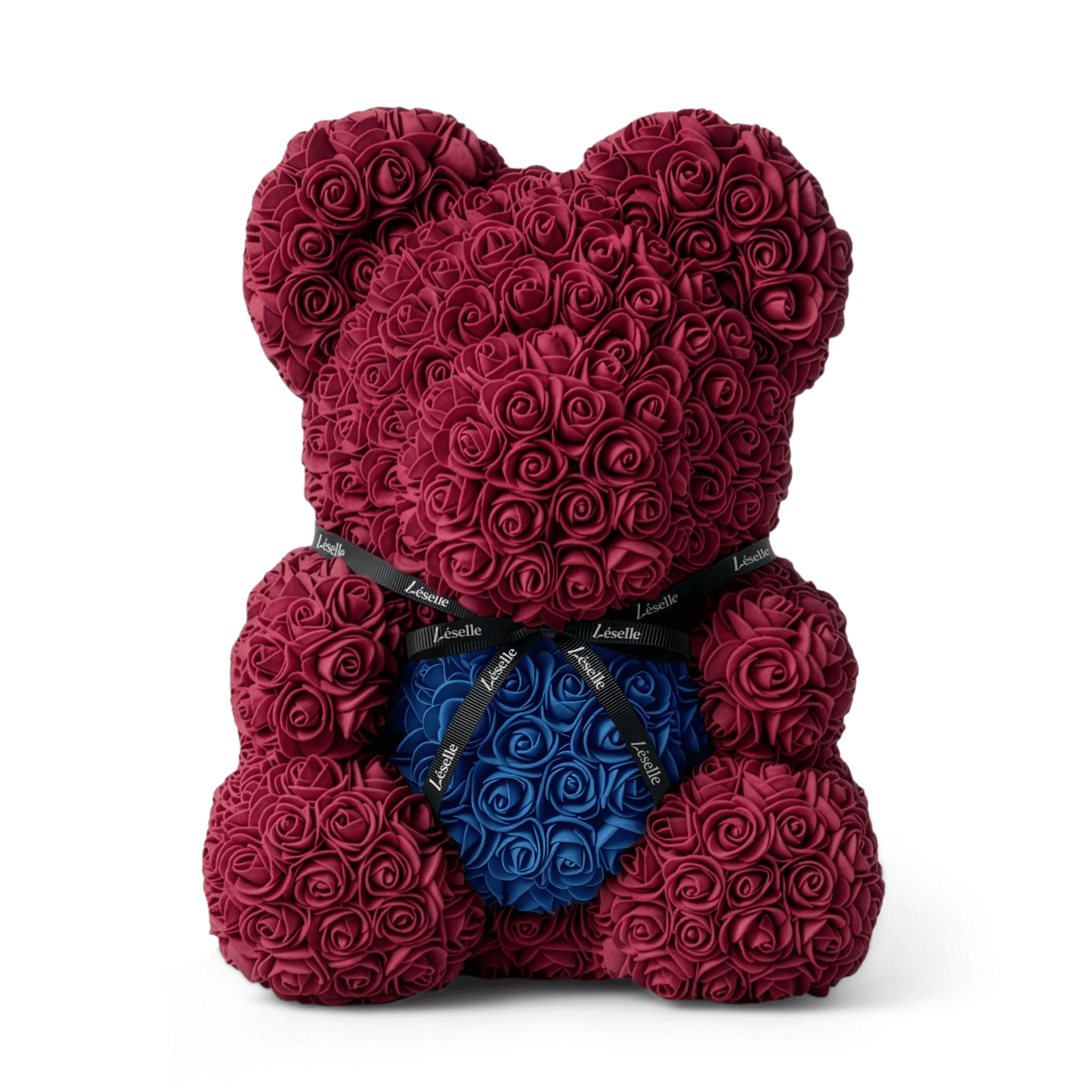 Eternal Rose Bear - Burgundy Edition