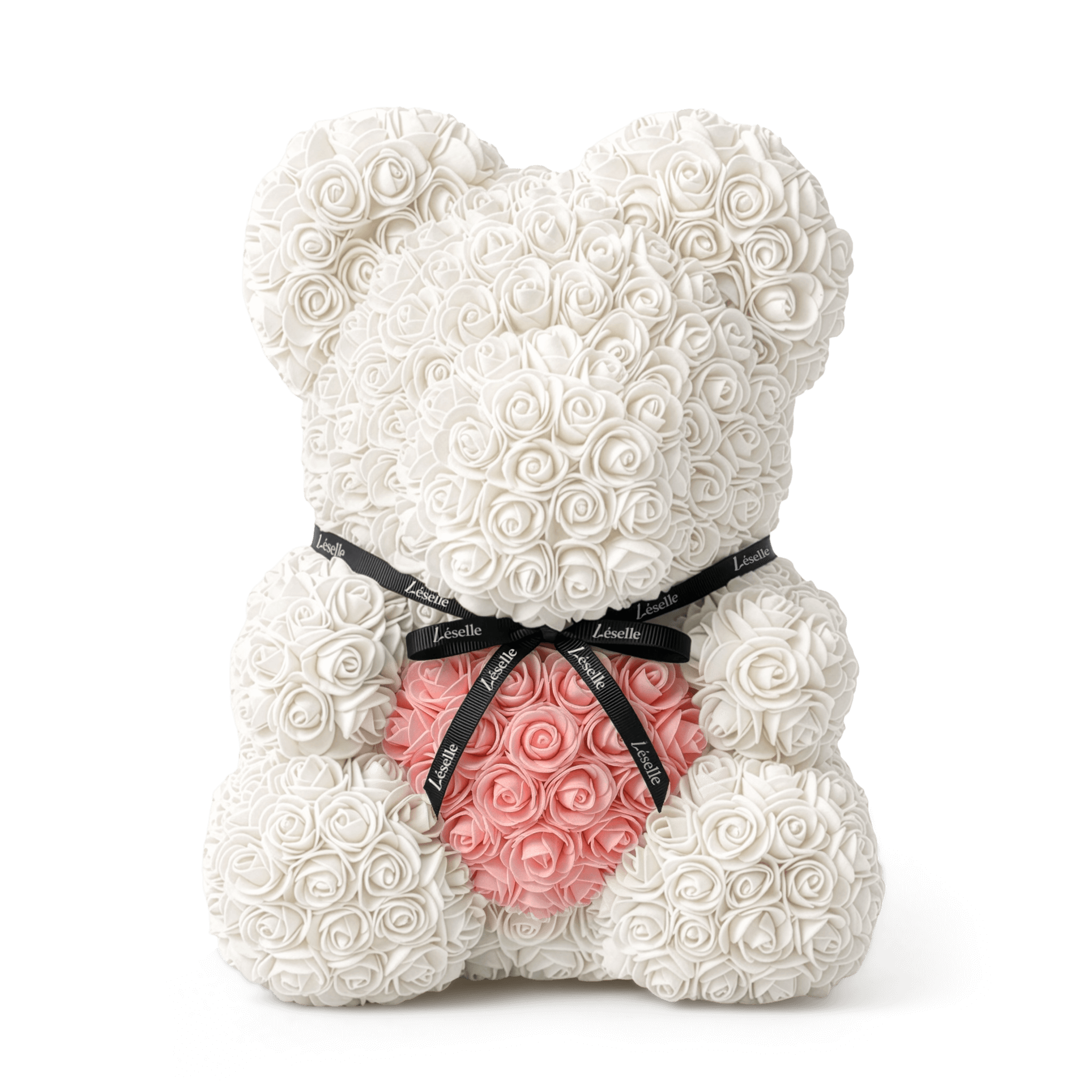 Eternal Rose Bear - Pearl White Edition