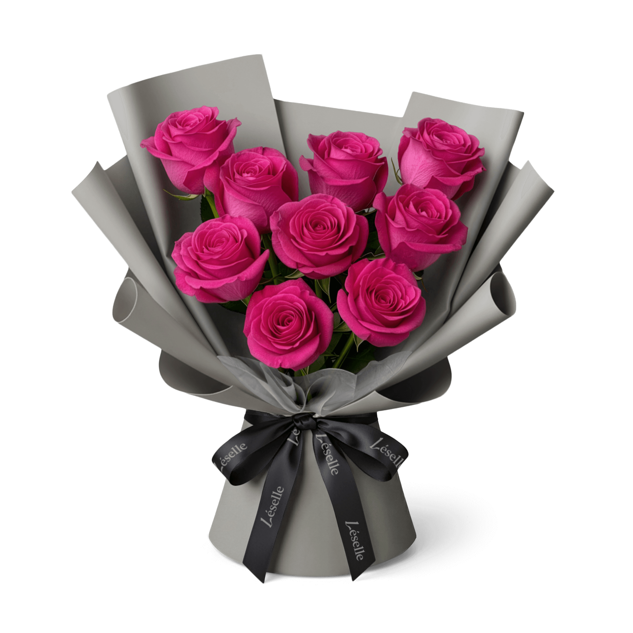 Pink Floyd // Premium Ecuadorian Hot Pink Rose Bouquet