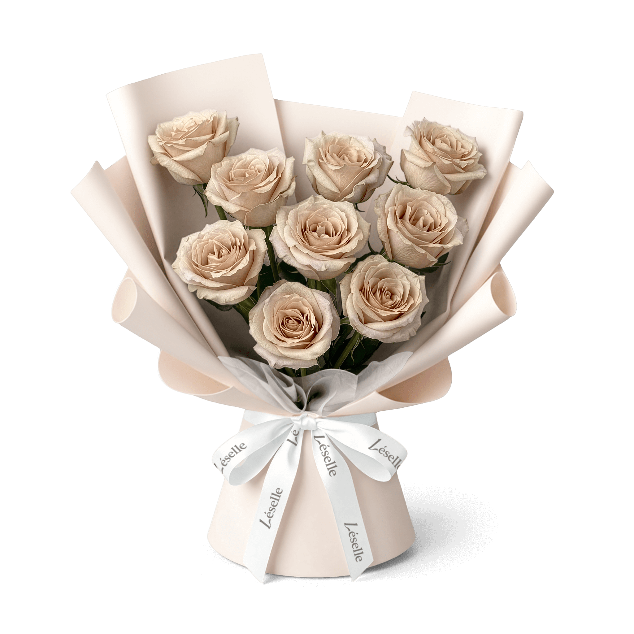The Quicksand // Premium Ecuadorian Dusty Nude Rose Bouquet