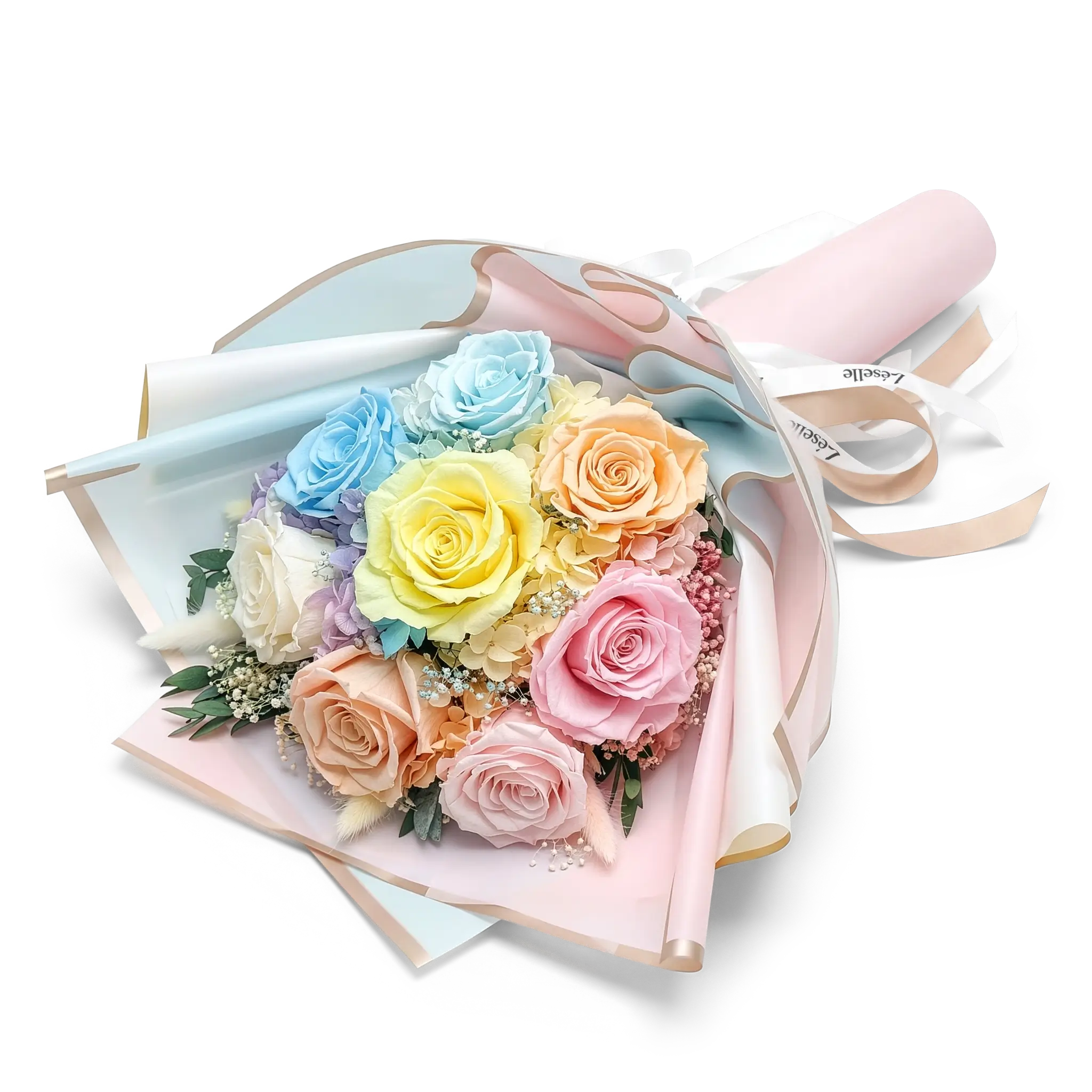 Dreamy Pastel Preserved Bouquet