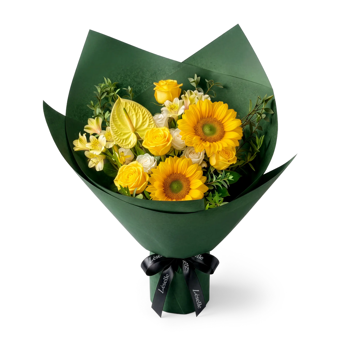 Golden Sunrise Sunflower Mixed Bouquet