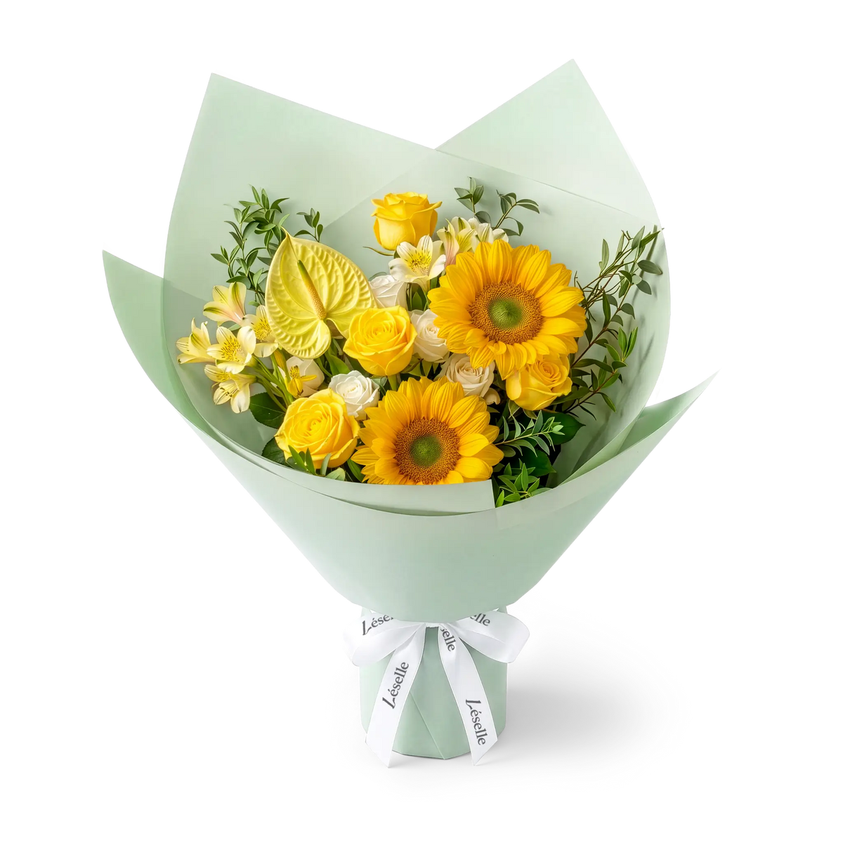 Golden Sunrise Sunflower Mixed Bouquet