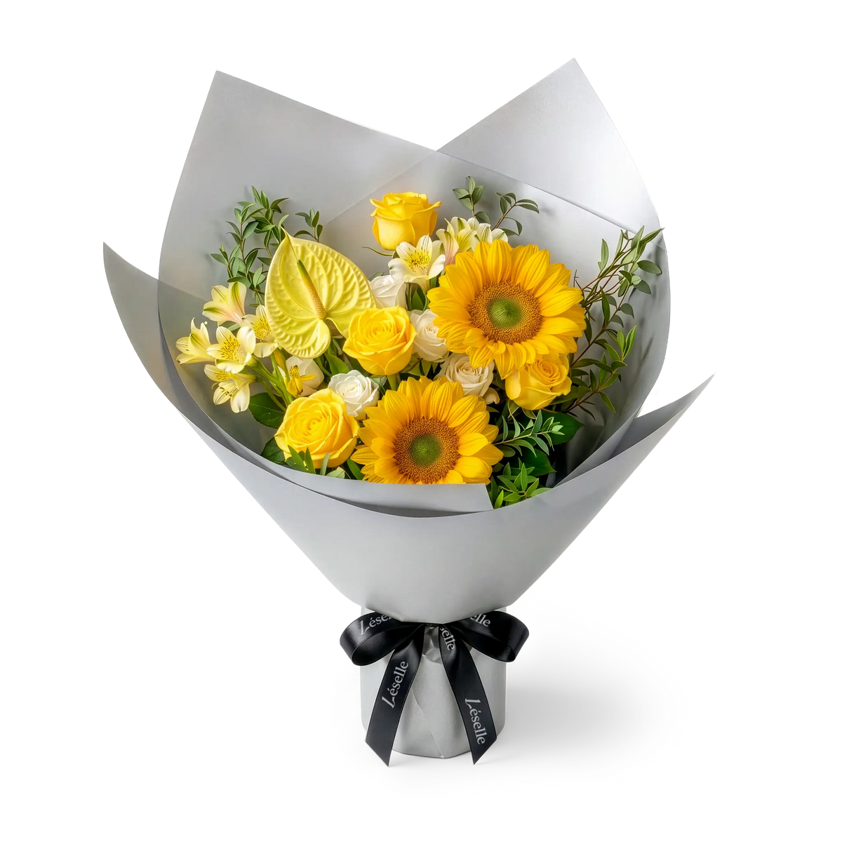 Golden Sunrise Sunflower Mixed Bouquet