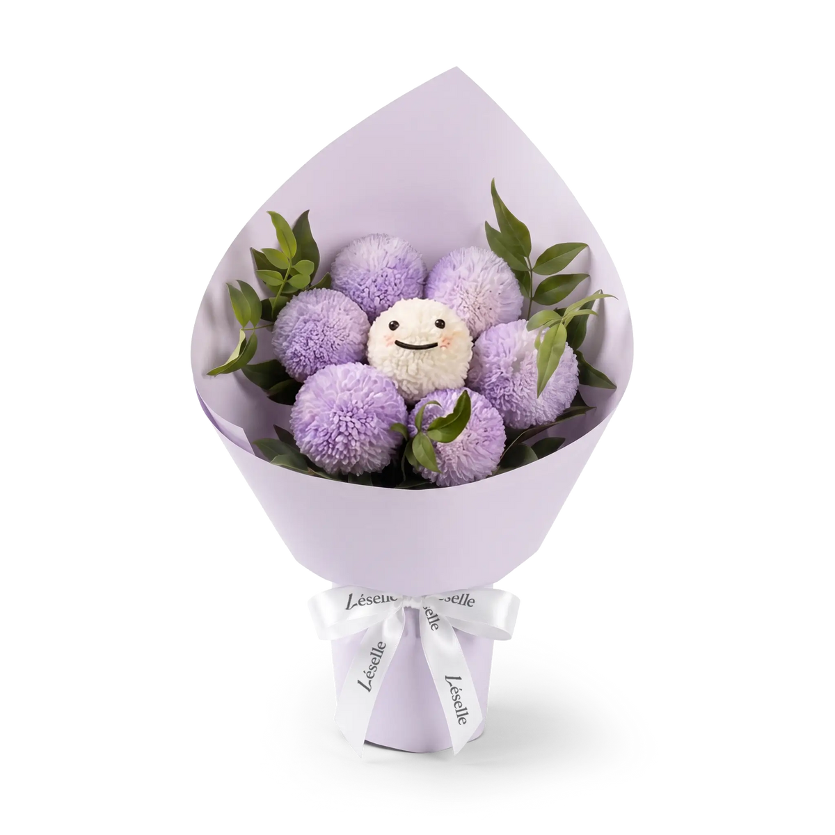 Lilac Smile Pom Pom Bouquet