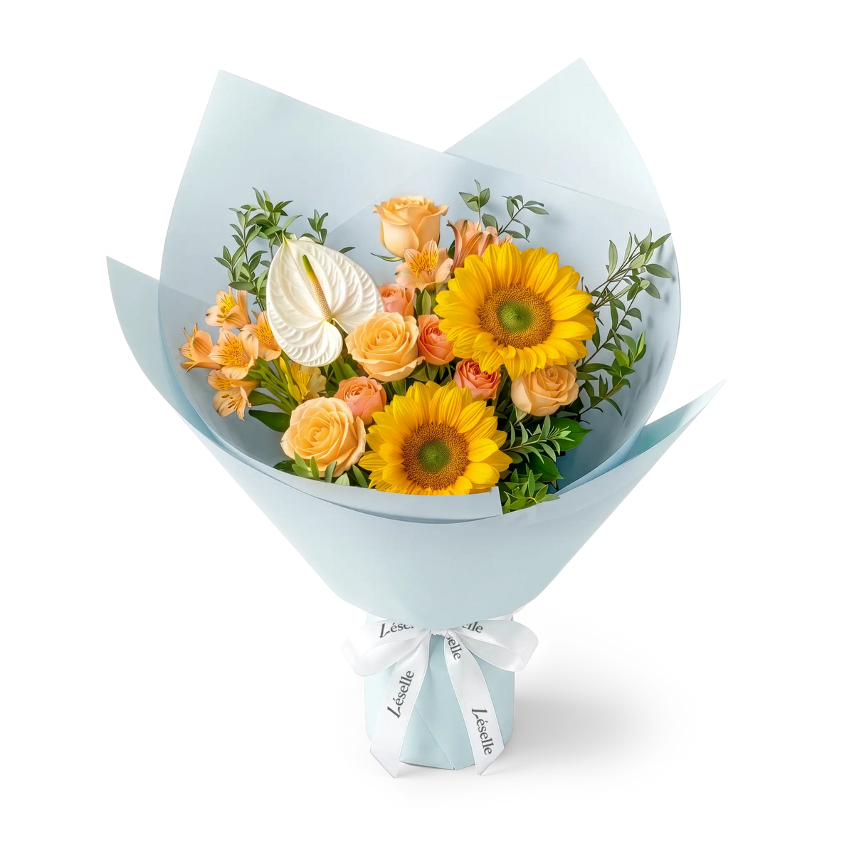 Sunlit Elegance Sunflower Mixed Bouquet