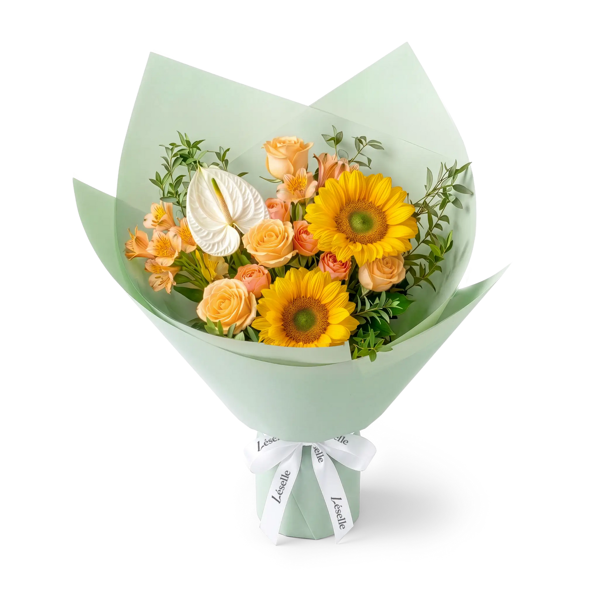 Sunlit Elegance Sunflower Mixed Bouquet