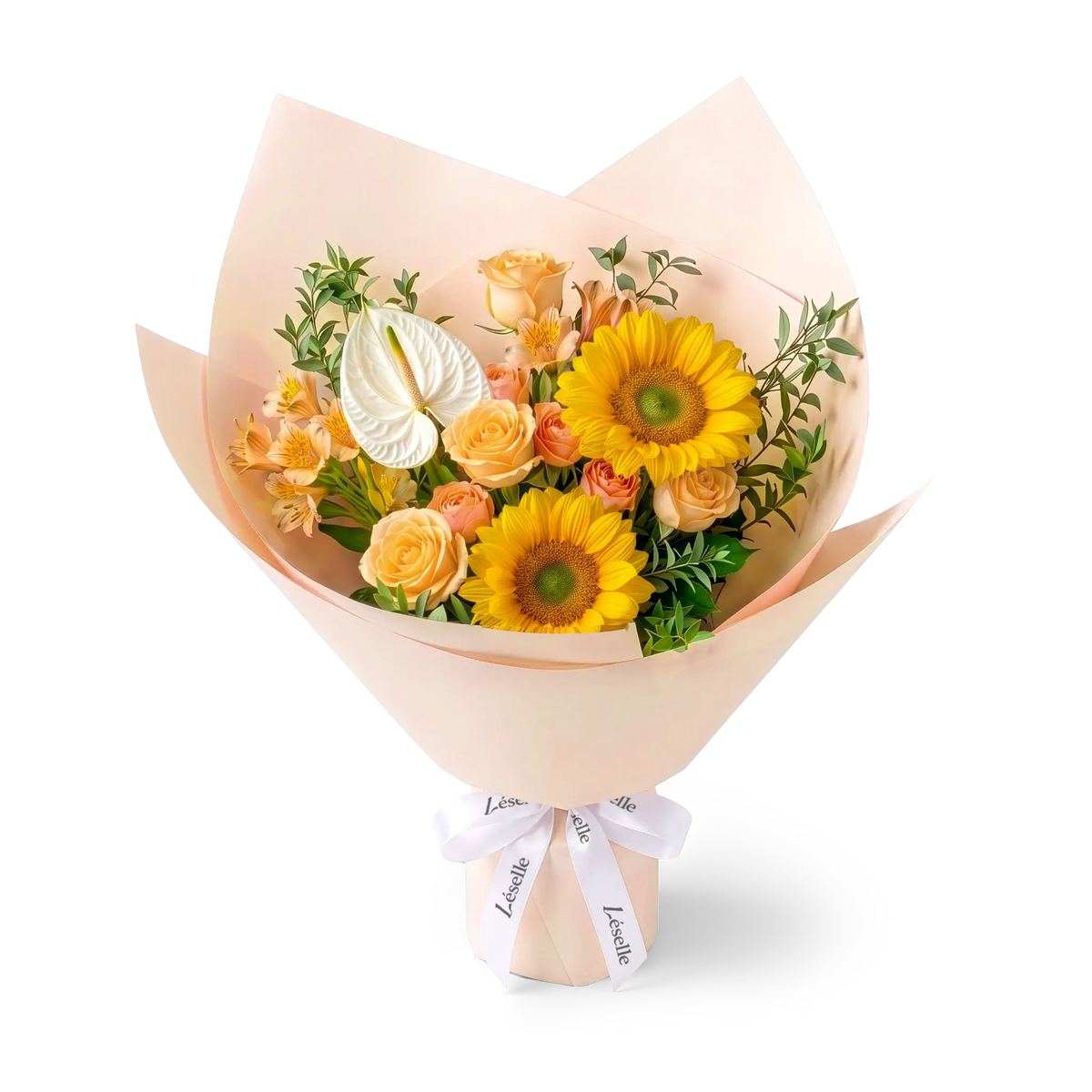 Sunlit Elegance Sunflower Mixed Bouquet