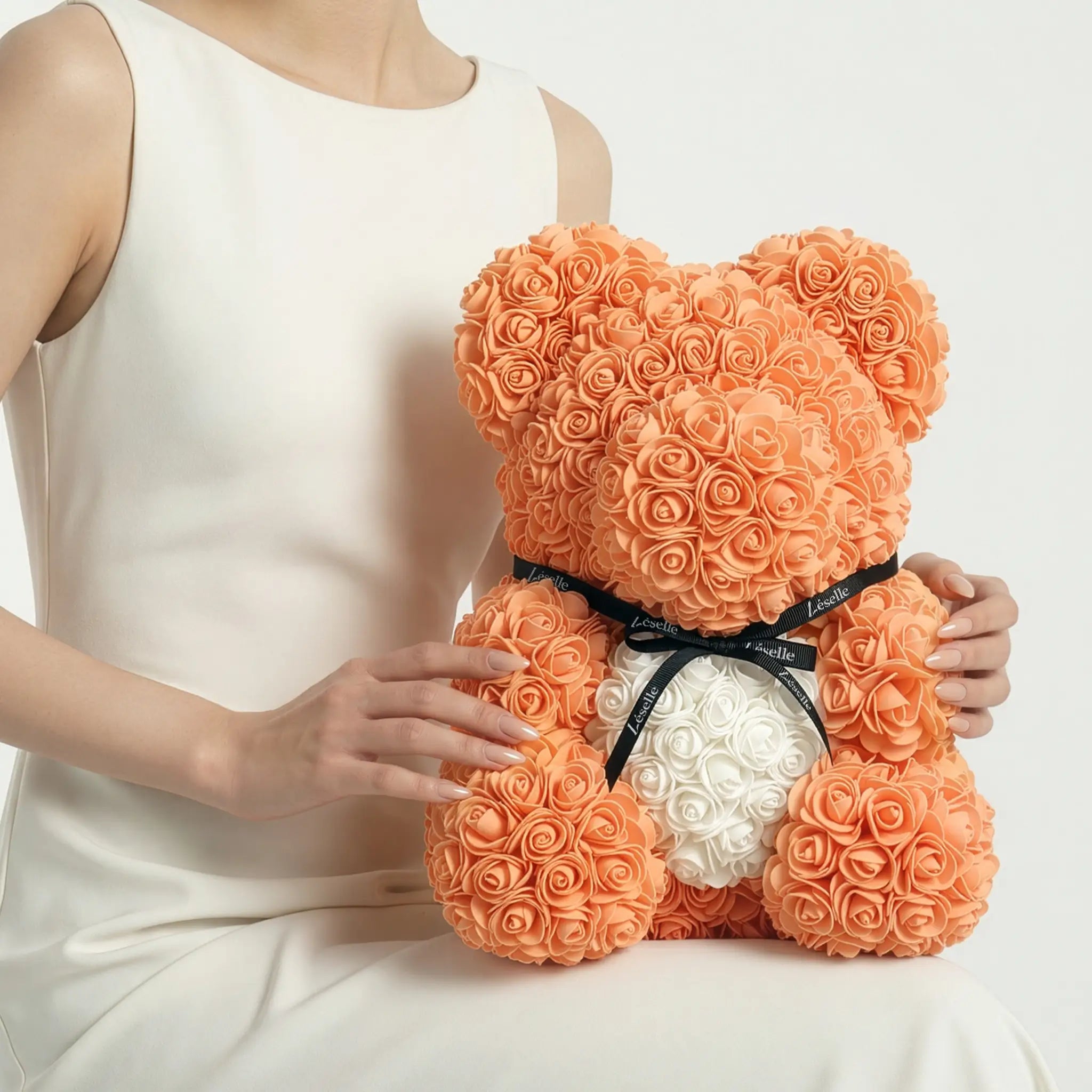 Eternal Rose Bear - Tangerine Edition