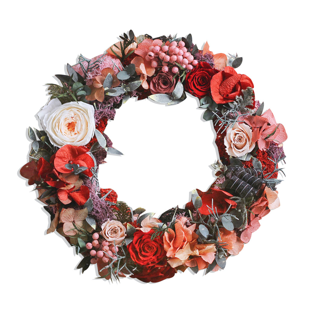Eternal Christmas Wreath 永生花聖誕花環