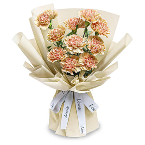 Fresh Flower Bouquet - Caramel Carnations