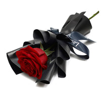 Fresh Flower Bouquet - Single Classic Red Rose