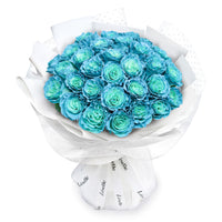 Fresh Flower Bouquet - Tiffany Blue Roses - 33/50/99 Roses