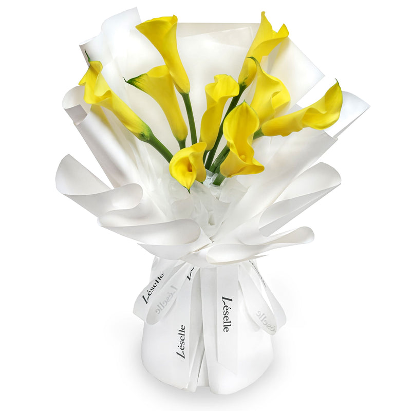 Fresh Flower Bouquet - Yellow Calla Lily