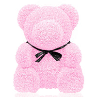 Giant Handmade Rose Bear - Baby Pink