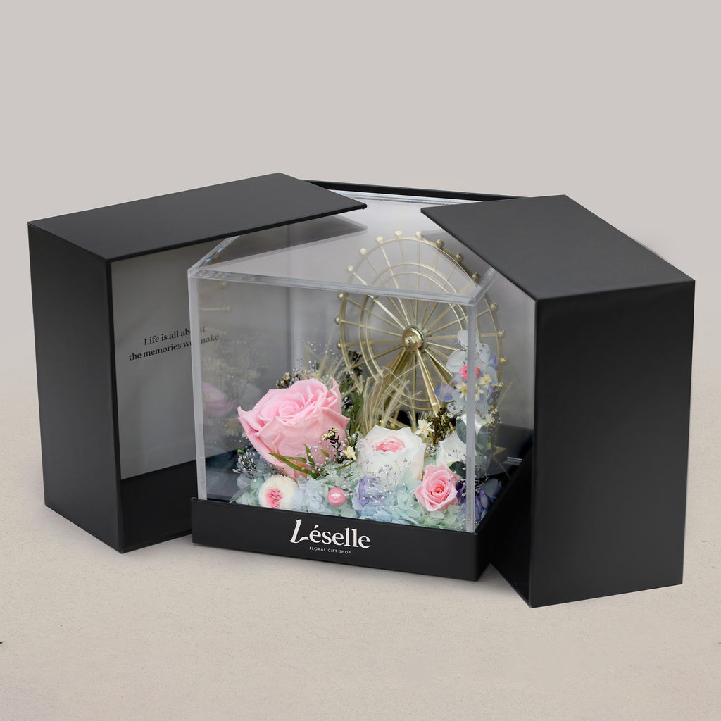 The Ferris Wheel - Baby Pink Preserved Rose