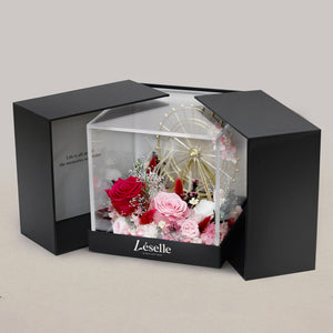 The Ferris Wheel - Fuchsia Preserved Rose